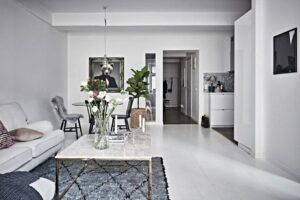 Estudio en blanco y gris